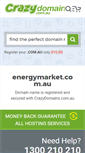 Mobile Screenshot of energymarket.com.au